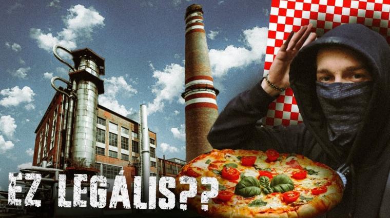 Fedezd fel az urbex világát: egy videós különleges kalandra vállalkozott, amikor pizzát rendelt a Soproni Erőmű rejtélyes falai közé!