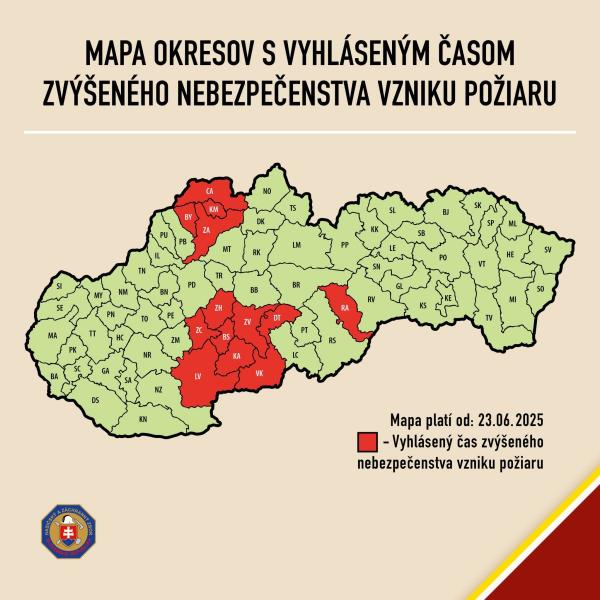 A tűzoltóság figyelmeztetést adott ki, mivel az ország 13 járásában fokozott tűzveszély áll fenn. Érdemes fokozott óvatossággal eljárni, és betartani a tűzvédelmi szabályokat.